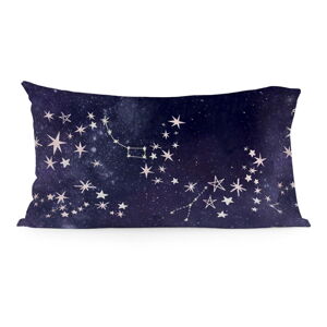 Zestaw 2 bawełnianych dekoracyjnych poszewek na poduszki Happy Friday Basic Ultraviolet, 50x75 cm