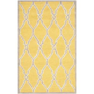 Żółty dywan Safavieh Augusta, 243x152 cm