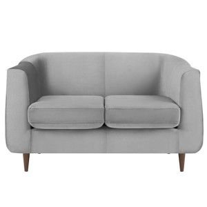 Szara sofa 2-osobowa Kooko Home Glam