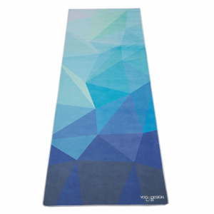 Ręcznik na jogę Yoga Design Lab Mat Geo Blue