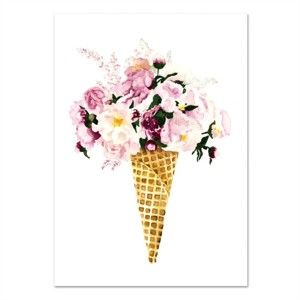 Plakat Leo La Douce Flower Cone, 29,7x42 cm