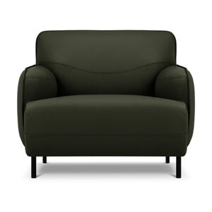 Zielony skórzany fotel Windsor & Co Sofas Neso