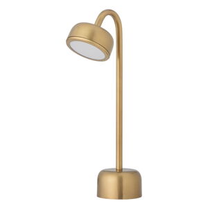 Lampa stołowa LED ze ściemniaczem w kolorze złota z metalowym kloszem (wysokość 35,5 cm) Niko – Bloomingville