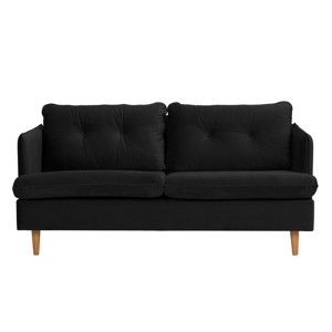 Czarna 3-osobowa sofa HARPER MAISON Dagna