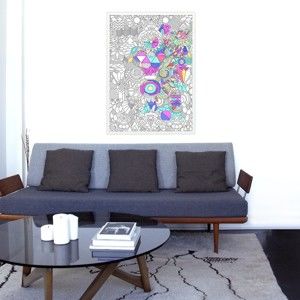Kolorowanka Patchwork OMY, 70x100 cm
