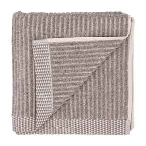 Brązowy ręcznik z bawełny organicznej 50x100 cm Melange − Södahl organic