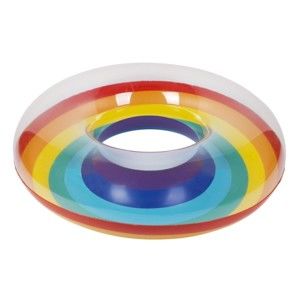 Dmuchane koło do wody dla dorosłych Sunnylife Rainbow