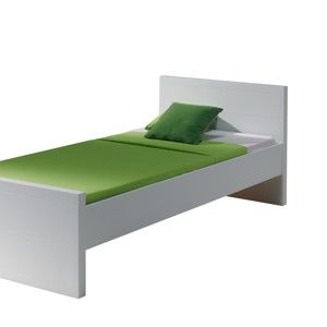 Białe łóżko Vipack Lara White, 120x200 cm