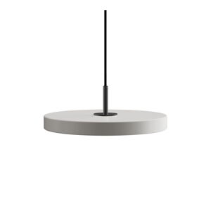 Jasnoszara lampa wisząca LED z metalowym kloszem ø 31 cm Asteria Mini – UMAGE