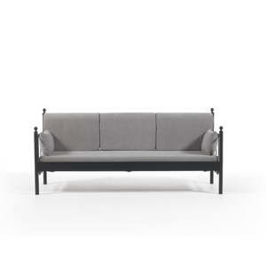 Szara 3-osobowa sofa ogrodowa Lalas DK, 76x209 cm