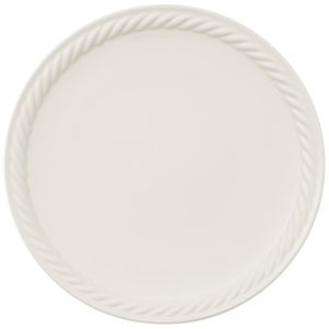 Biały porcelanowy talerz Villeroy & Boch Montauk, ⌀ 27 cm