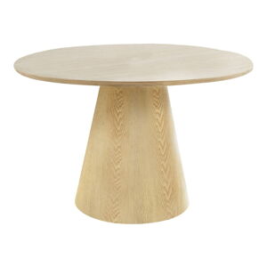 Okrągły stół z blatem w dekorze jesionu ø 120 cm Bolton – House Nordic