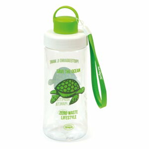 Zielona butelka na wodę Snips Turtle, 500 ml