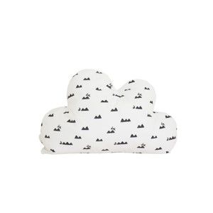 Poduszka w kształcie chmury So Homely Mountain and Rabbits, 55x40 cm