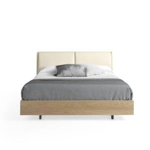 Drewniana rama łóżka Ángel Cerdá Sleepy, 216x166 cm