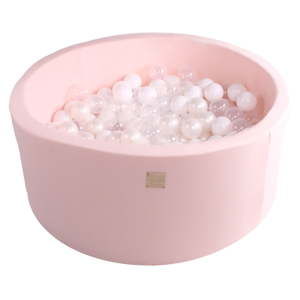 Różowy basen dla dzieci z 300 piłkami MeowBaby Pearls, ø 90x40 cm