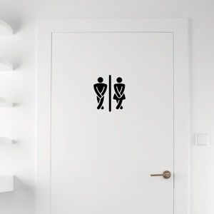 Naklejka Ambiance Man / Woman Restrooms