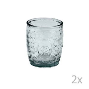 Komplet 4 szklanek ze szkła z recyklingu Ego Dekor Mediterraneo, 400 ml