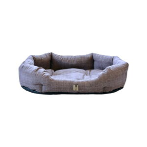 Łóżko bawełniane jasnobrązowe 75x60 cm Bobík - Petsy