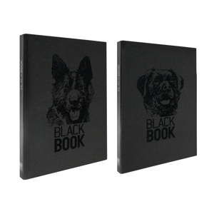 Notatnik A5 Makenotes Black Book Dogs, 96 stron