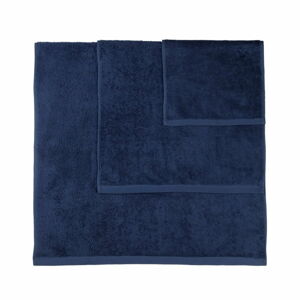 Zestaw 3 ciemnoniebieskich ręczników Artex Alfa