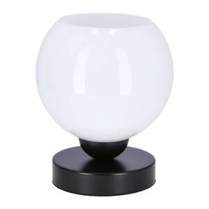 Biała lampa stołowa z szklanym kloszem (wysokość 19 cm) Caldera – Candellux Lighting