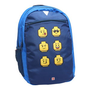 Niebieski plecak szkolny LEGO® Faces Extended