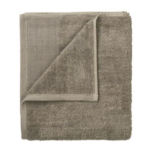 Zestaw 4 brązowych bawełnianych ręczników Blomus, 30x30 cm