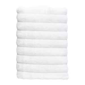 Biały bawełniany ręcznik 100x50 cm Inu − Zone