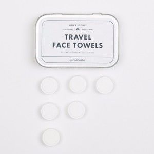 Zestaw 20 podróżnych ręczników do twarzy Men's Society