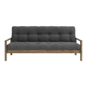 Antracytowa rozkładana sofa 205 cm Knob – Karup Design