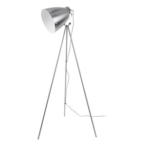 Metalowa lampa stojąca w szarym kolorze Leitmotic Luxury