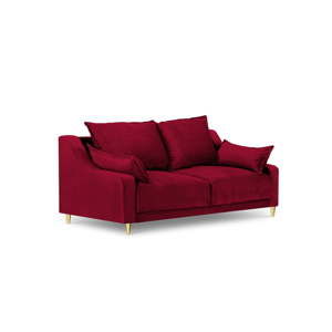 Czerwona sofa 2-osobowa Mazzini Sofas Pansy