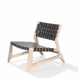 Fotel z konstrukcją z drewna dębowego Wewood-Portuguese Joinery Odhin