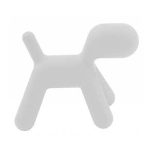 Białe dziecięce krzesełko w kształcie pieska Magis Puppy, wys. 34,5 cm