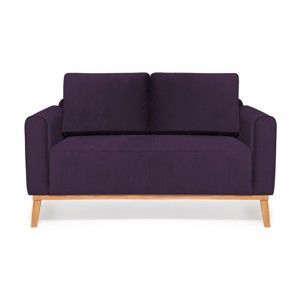 Fioletowa sofa 2-osobowa Vivonita Milton Trend