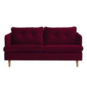 Ciemnoczerwona 3-osobowa sofa HARPER MAISON Dagna