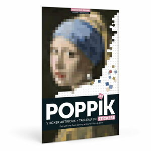 Plakat z zestawem naklejek Poppik Vermeer
