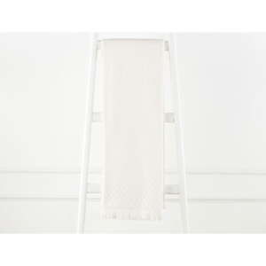Kremowobiały ręcznik bawełniany Madame Coco Eleanor, 70x140 cm