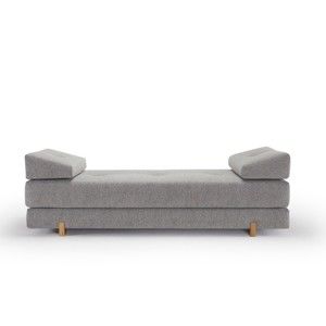 Szara sofa rozkładana Innovation Sigmund