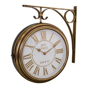 Zegar ścienny w kolorze złota Antic Line Classique, ø 36,5 cm