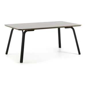 Szary stół La Forma Bernon, 180x100 cm
