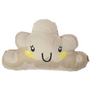 Brązowa poduszka dziecięca z domieszką bawełny Apolena Pillow Toy Arro, 21x40 cm