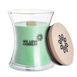 Świeczka z wosku sojowego We Love Candles Fresh Grass, czas palenia 64 h