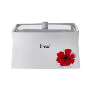Biały ceramiczny pojemnik na chleb David Mason Scarlet