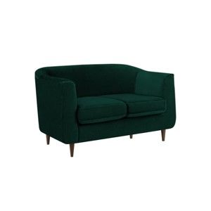 Ciemnozielona sofa 2-osobowa Kooko Home Glam