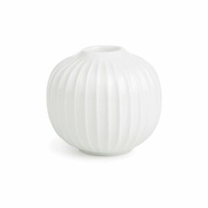Biały porcelanowy świecznik Kähler Design Hammershoi, ⌀ 7,5 cm