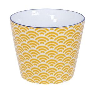 Żółto-biały kubek Tokyo Design Studio Star/Wave, 180 ml