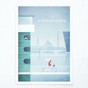 Plakat Travelposter Copenhagen, A2