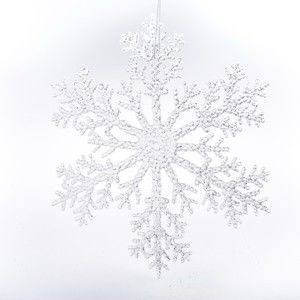 Świąteczna dekoracja wisząca w kształcie płatka śniegu Dakls Diane